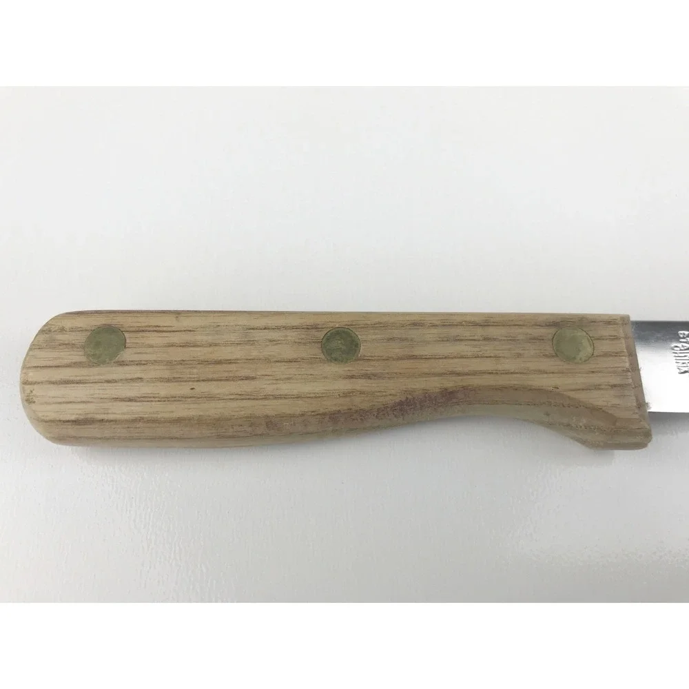 Chicago Cutlery Paring Utility Knife Walnut Wood‎ Handle Stainless Steel 3